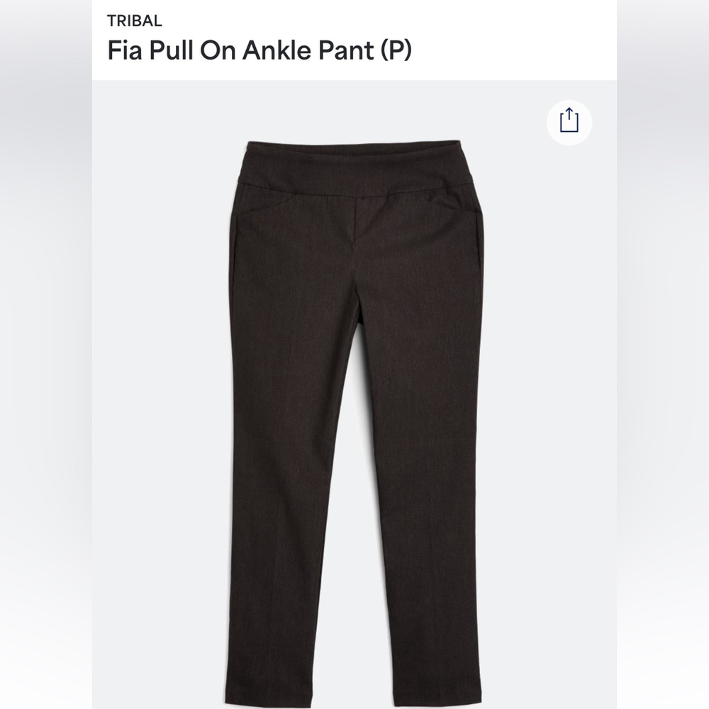 Dark Gray Ankle Length/Crop Pants